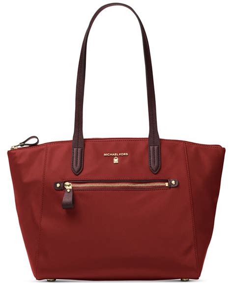 michael michael kors medium kelsey nylon zip tote|michael michael kors nylon kelsey medium top zip tote.